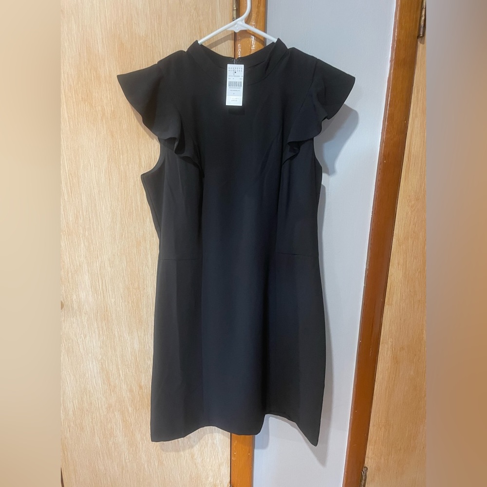Barney’s New York black dress.